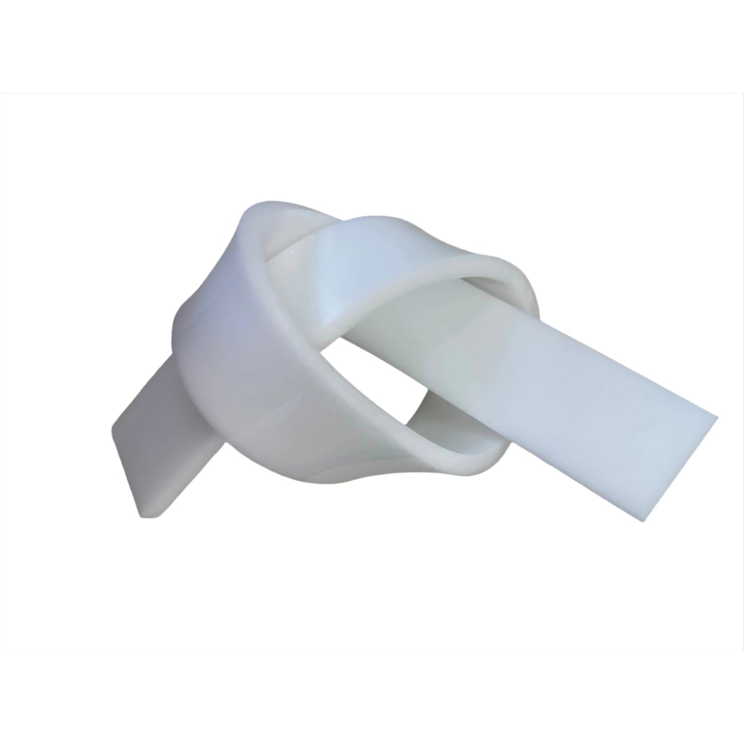 Large Acrylic Knot - Solid White