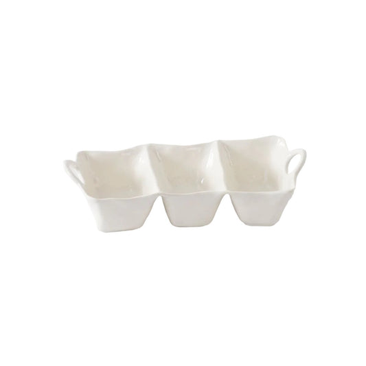 White Melamine - 3 Section Deep Server