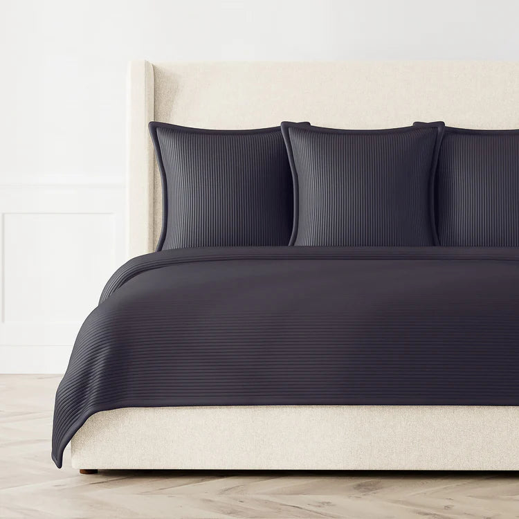 Linea Coverlet Set - King - Black