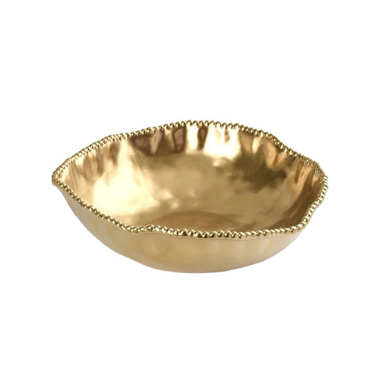 Gold Porcelain - Oversized Serving Bowl