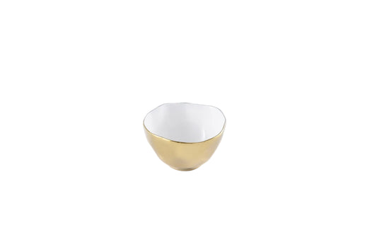 Gold Porcelain - Snack Bowl