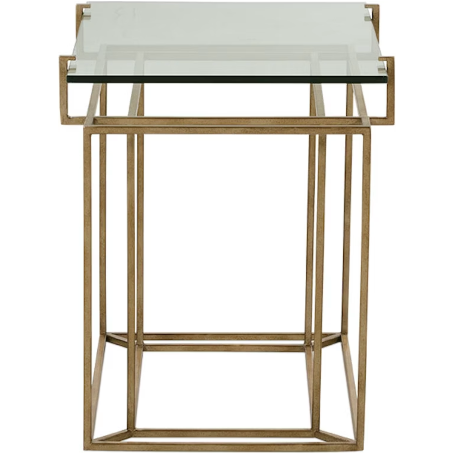 Glass/Gold Accent Table