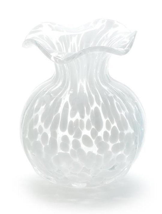 Ruffled Speckled Vase