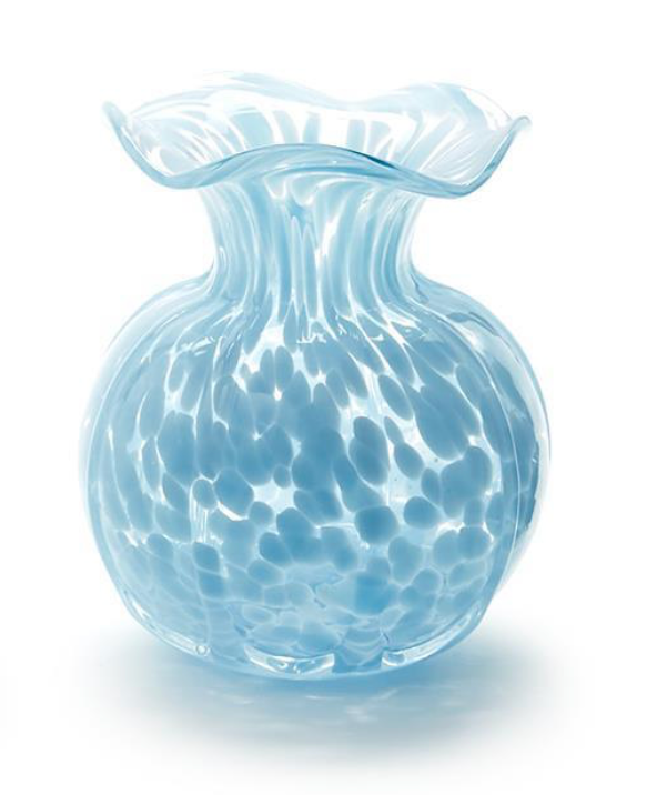 Ruffled Speckled Vase