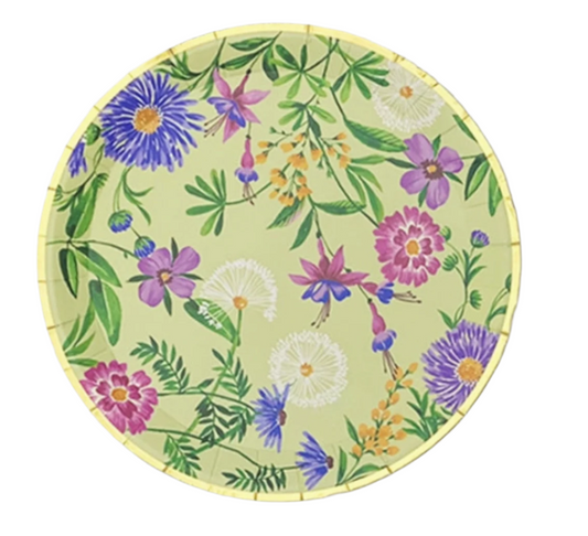 Paper Plate (Small) - Wildflowers