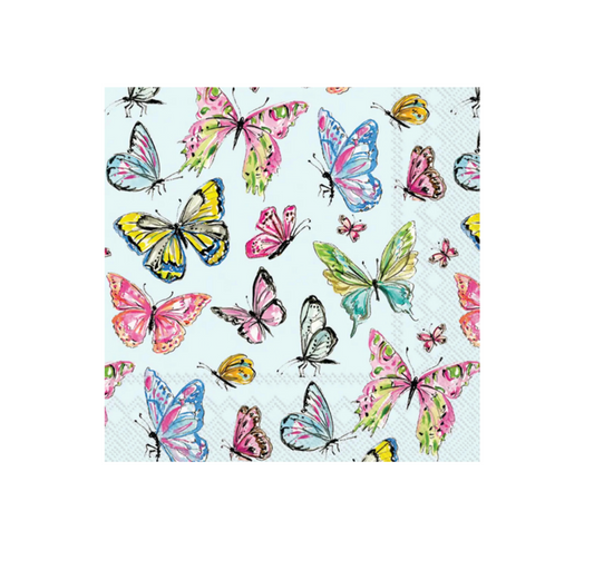 Cocktail Napkin - Butterfly Medley