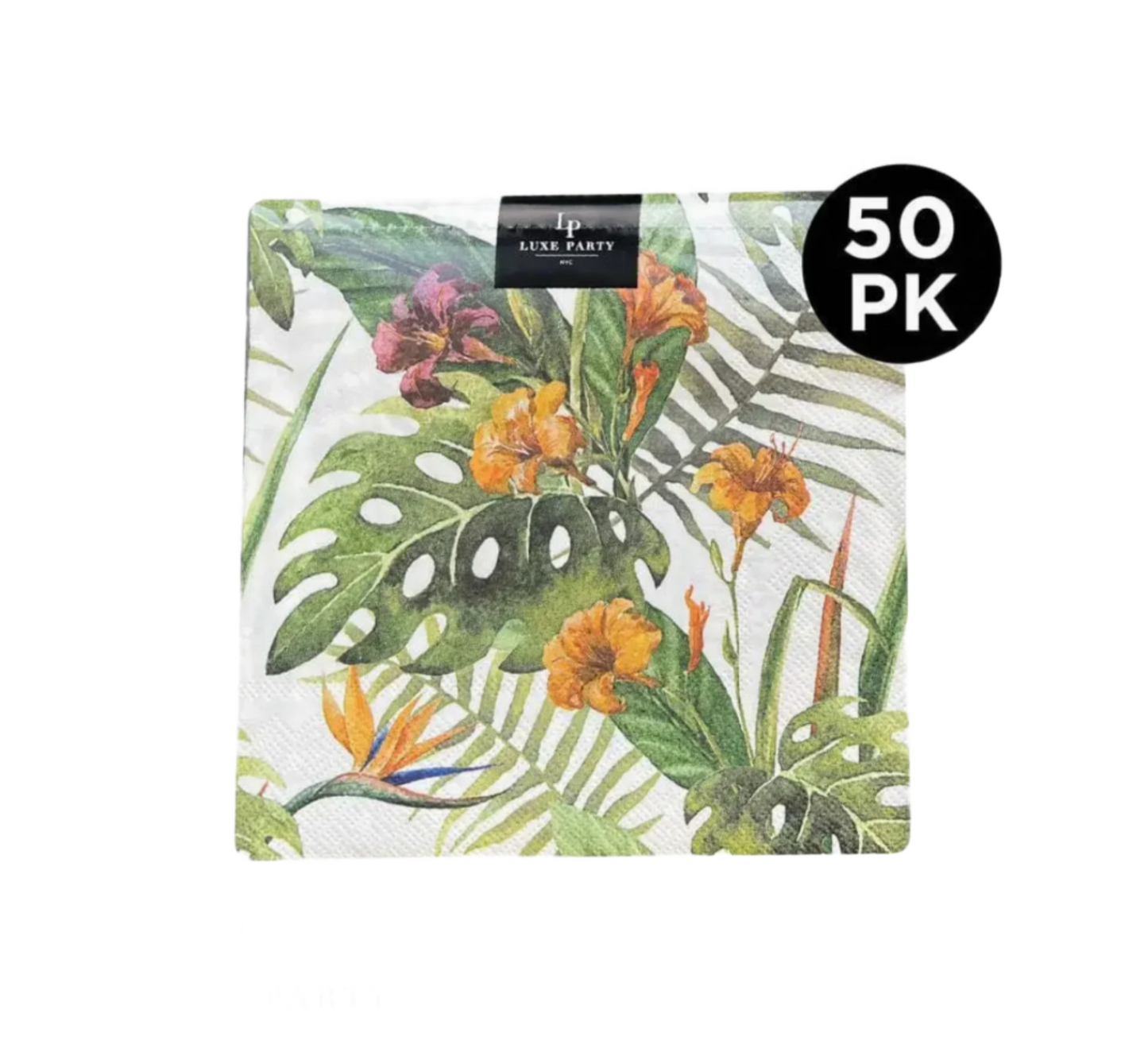 Cocktail Napkin - Yellow Palm