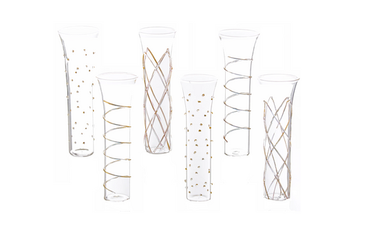 Dazzled Champagne Glass S/6