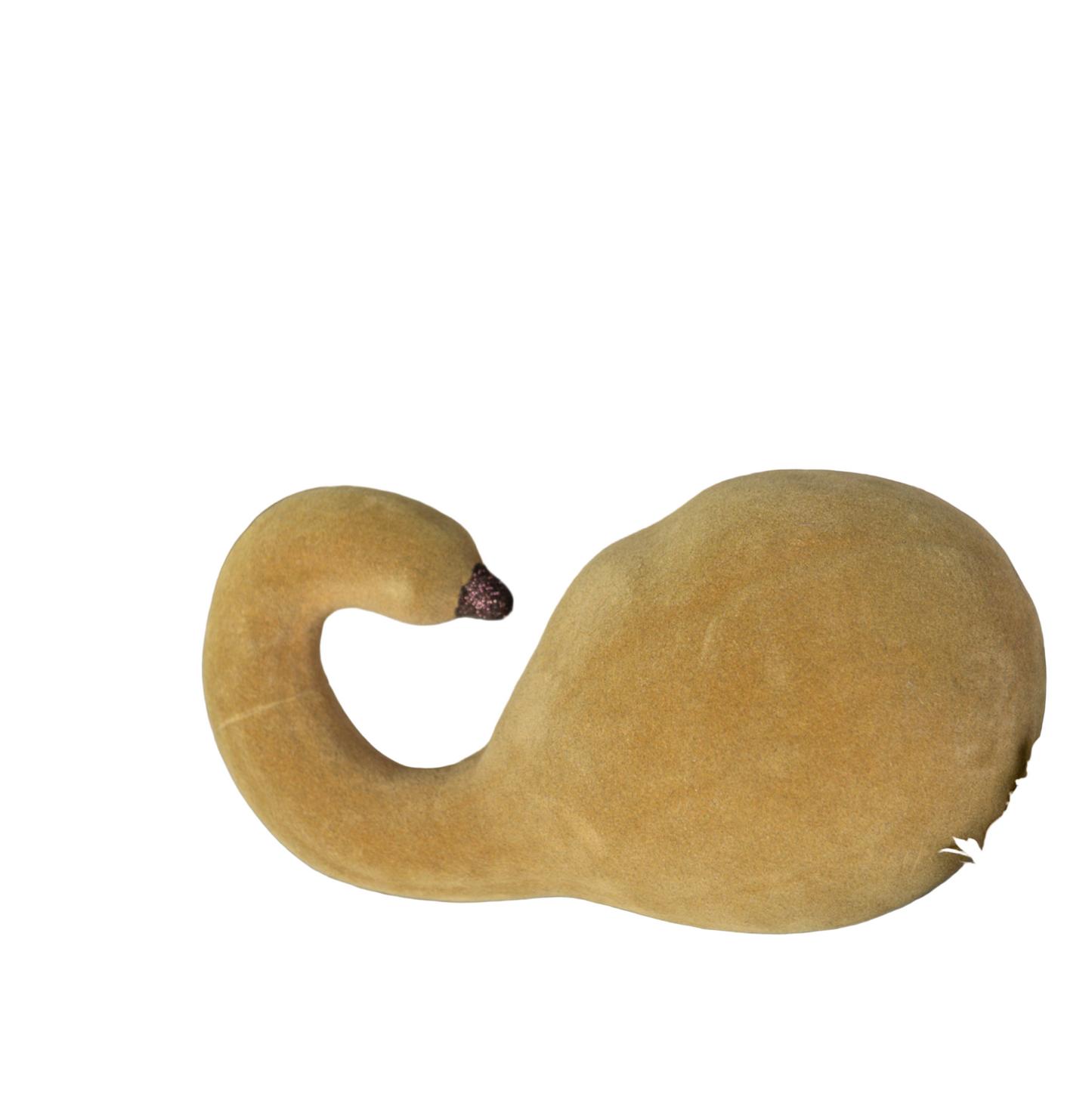 Green Flocked Gourd - 11.5"