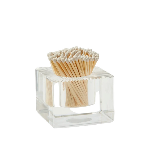 Acrylic Match Striker - Square/White Matches