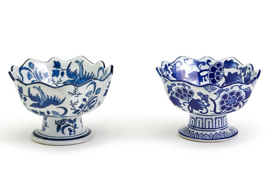 Chinoiserie Footed Bowl