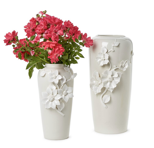 Sculptured Floral Vase