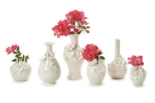 Small Sculptured Floral Vase