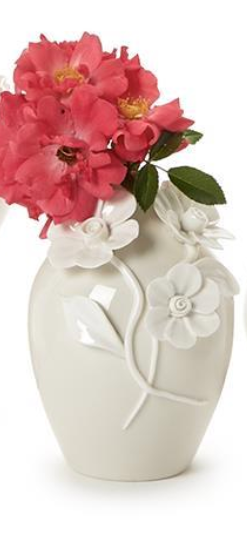 Small Sculptured Floral Vase