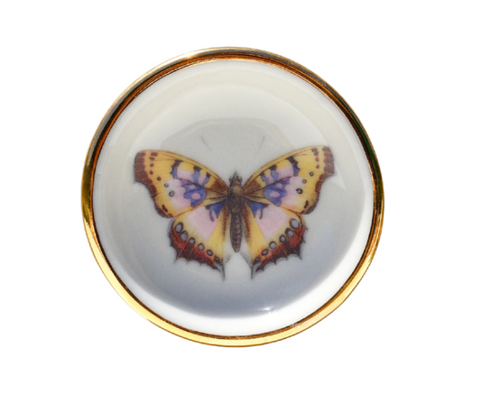 Golden Butterfly Trinket Dish