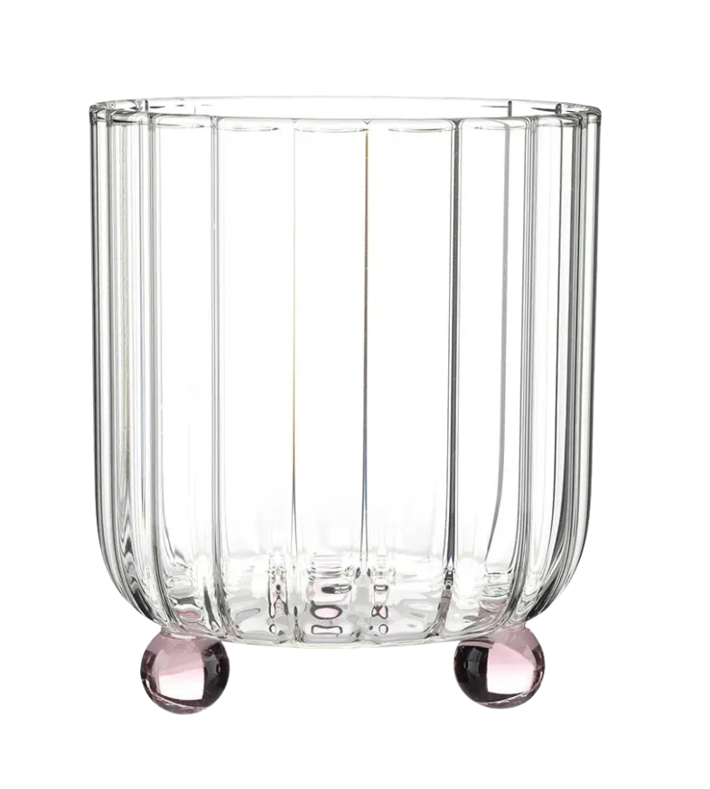 Pink Footed Glass