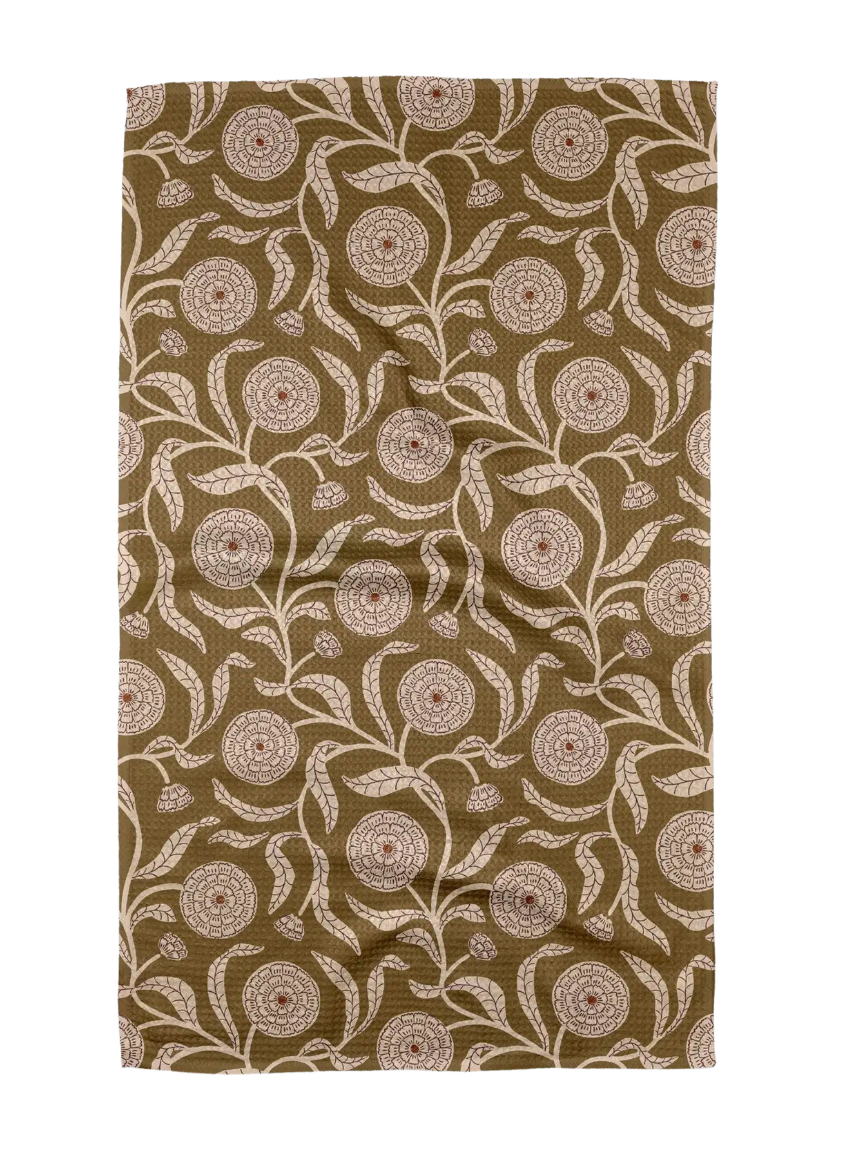 Tea Towel - Falling Flowers