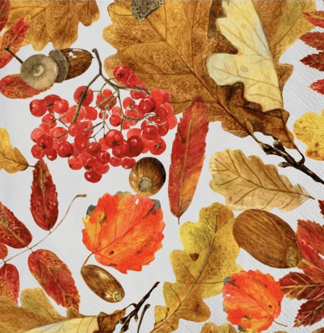 Cocktail Napkin - Autumn Foliage