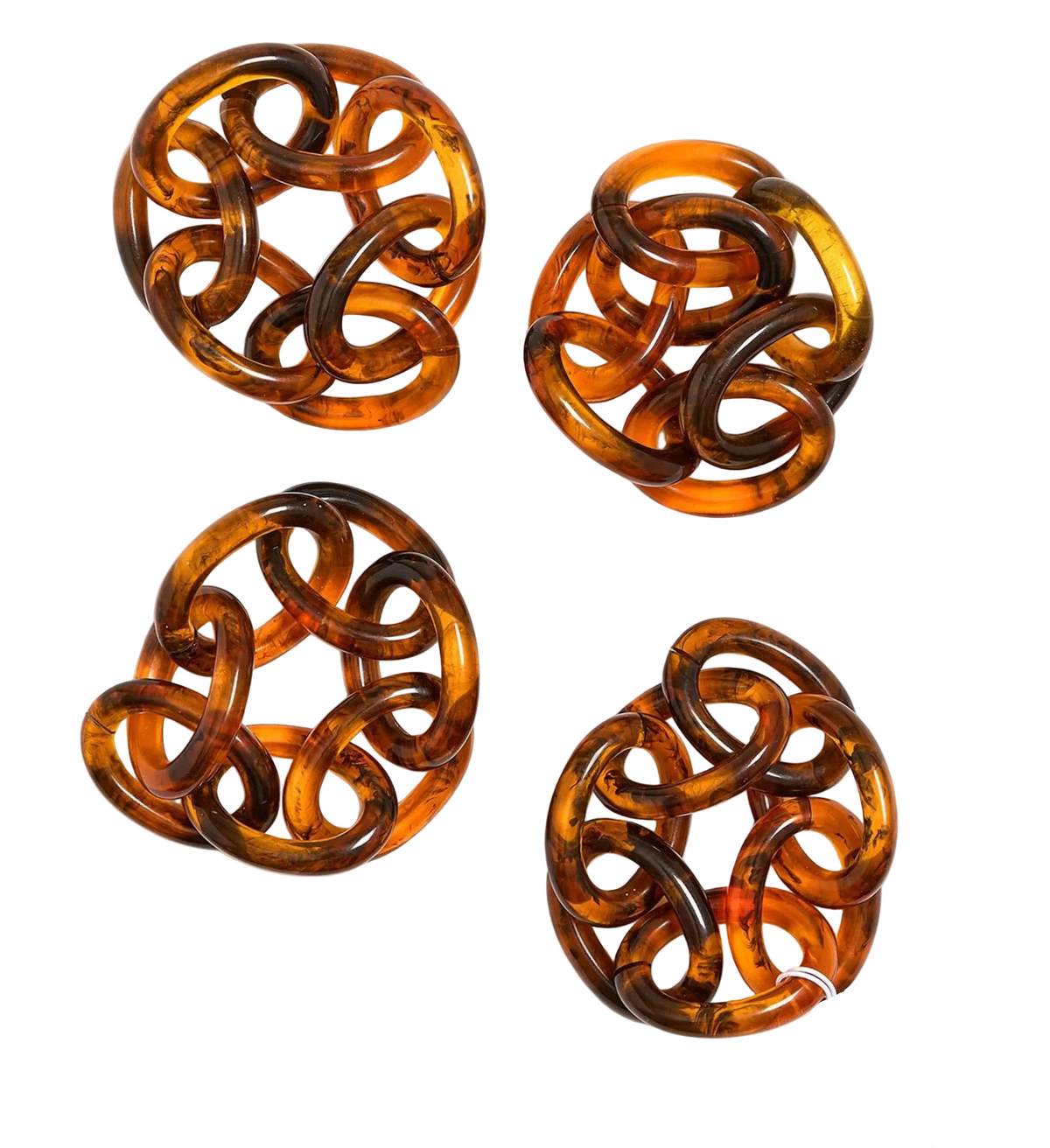 Napkin Ring - Tortoise Chain Link