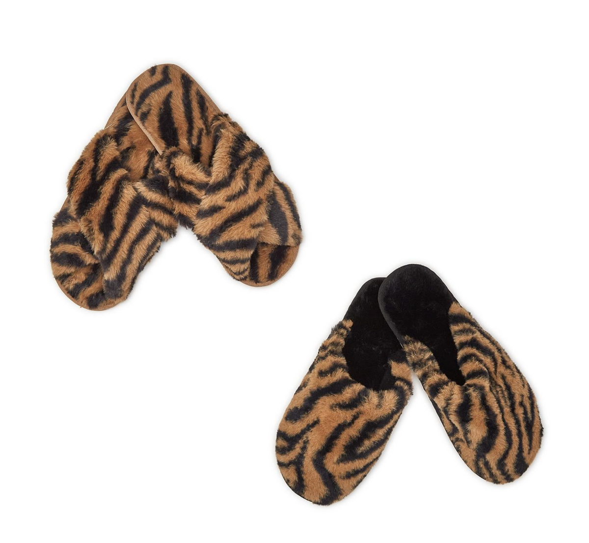 Animal Print Slippers