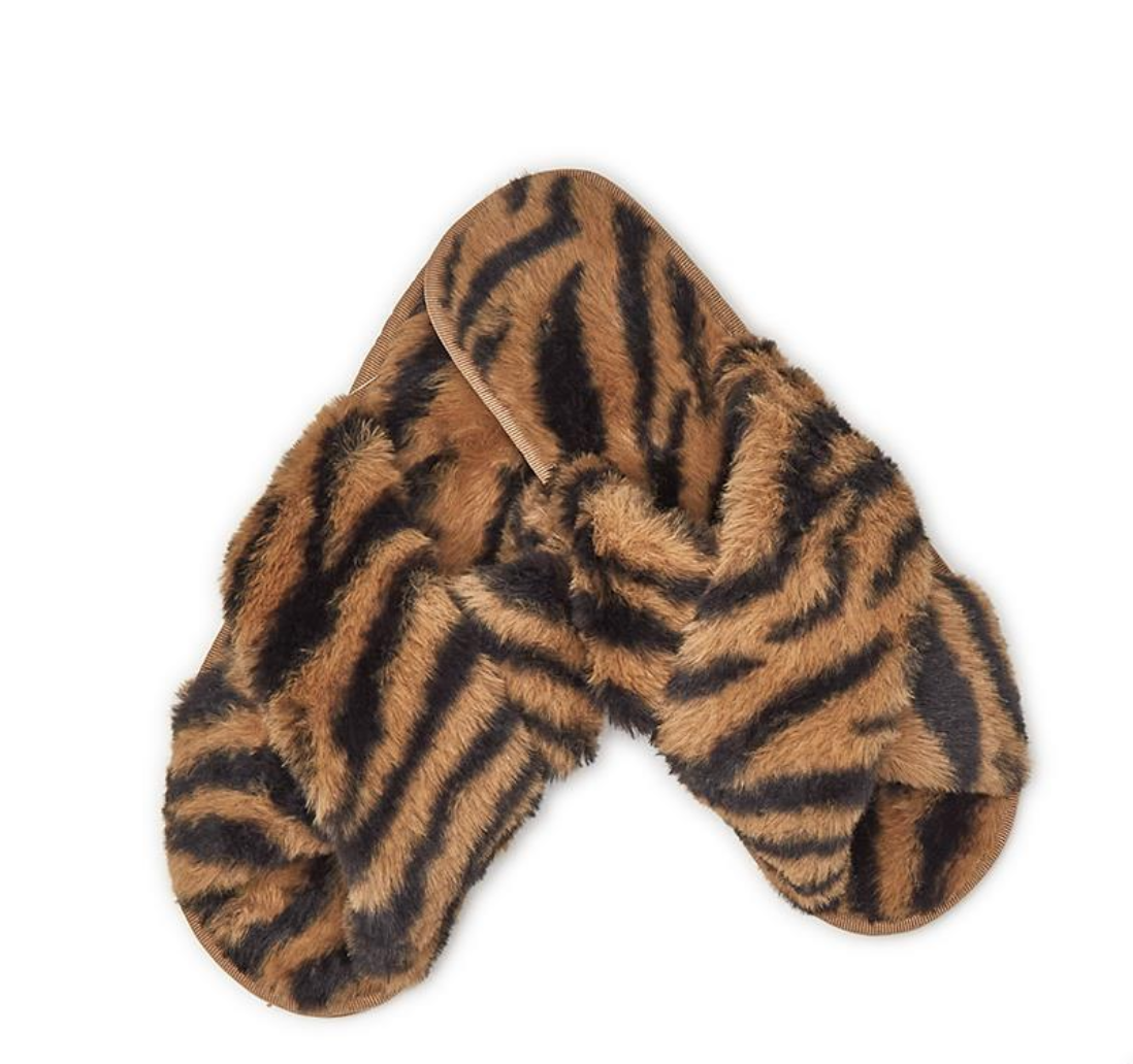 Animal Print Slippers