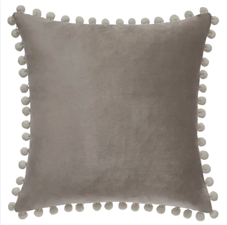Pom Pom Pillow - 18x18