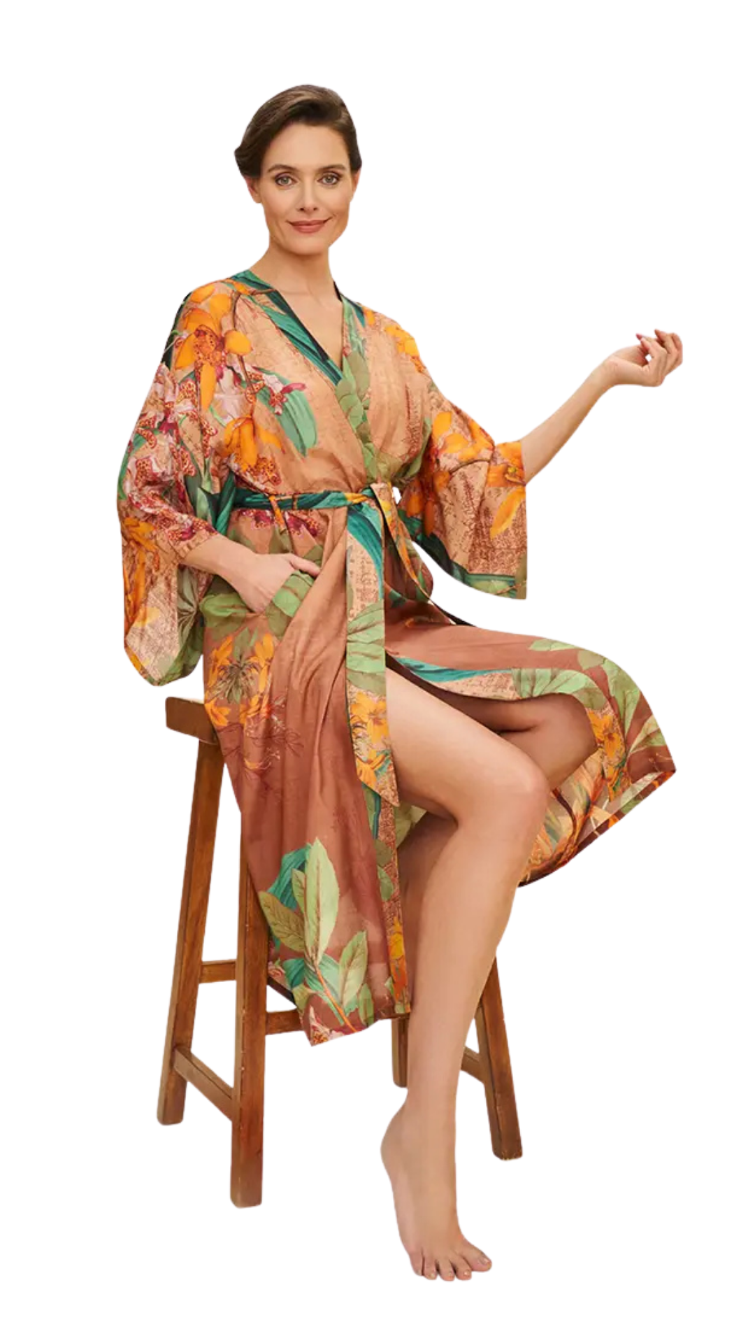 Robe - Botany Bliss/Taupe