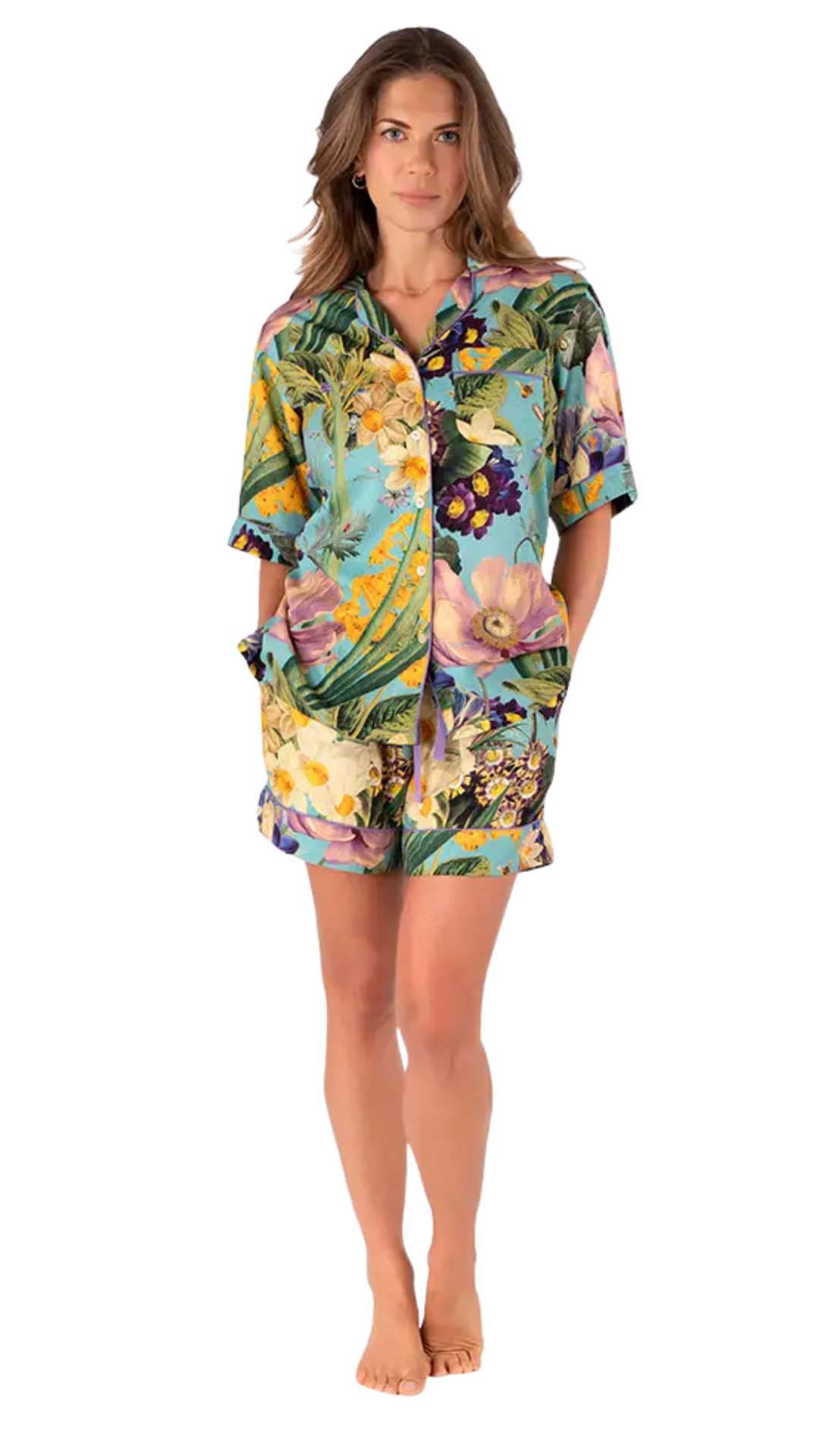 Pajama Set - Florals
