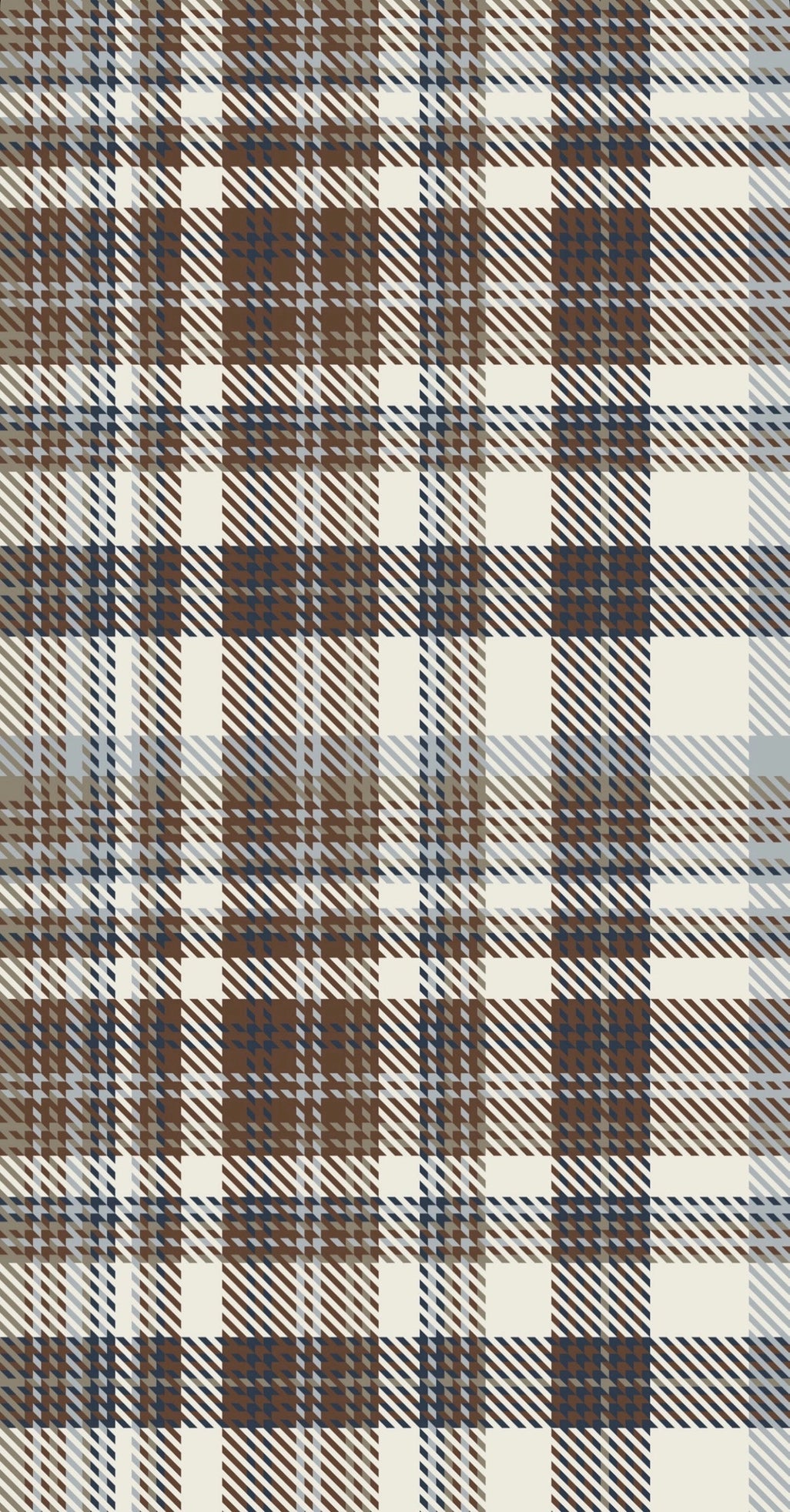 Guest Napkin - Brown Plaid