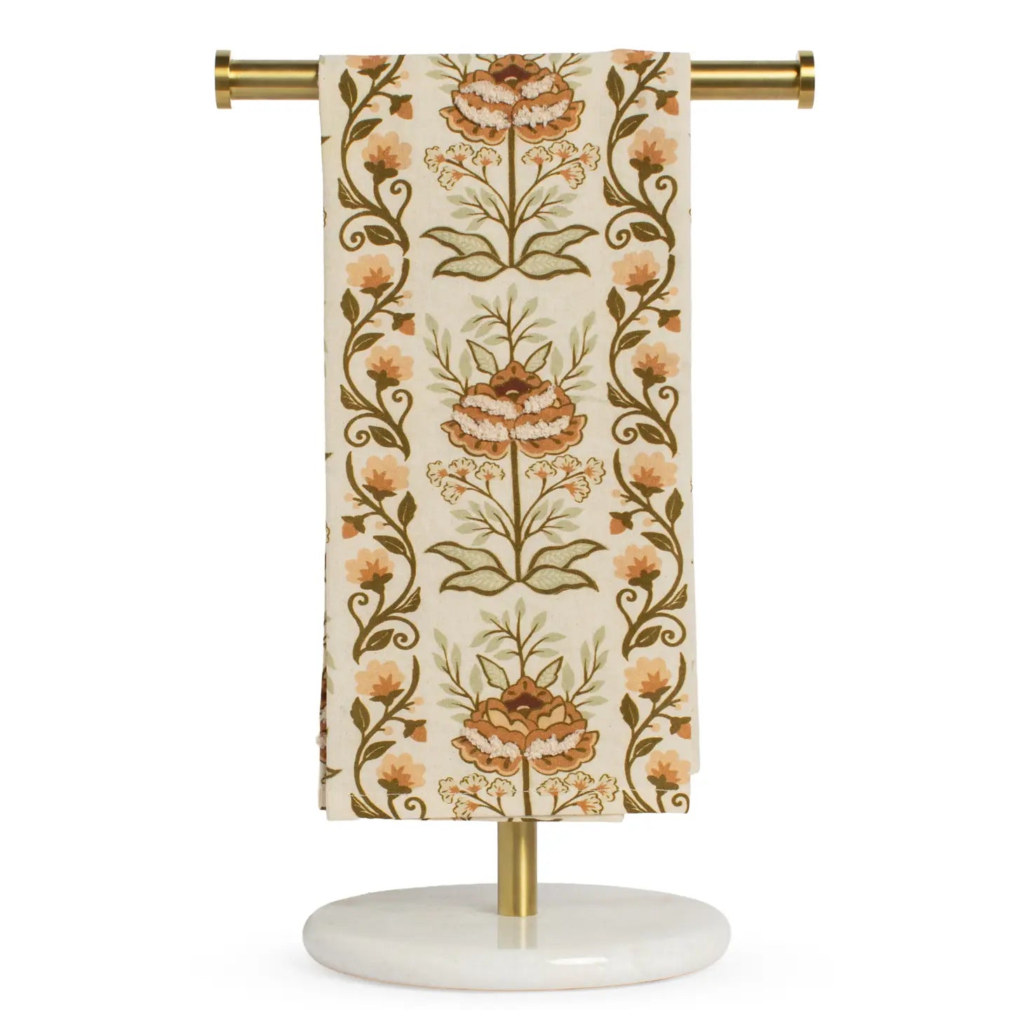Rusty Floral Tea Towel