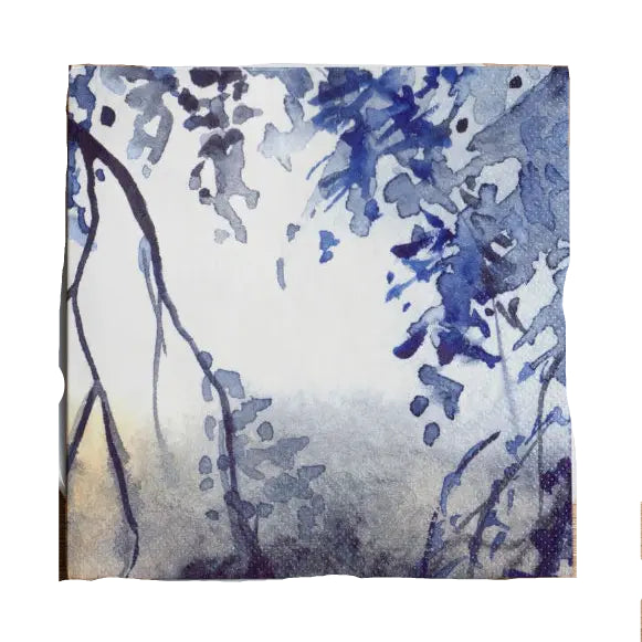 Cocktail Napkin - Blue Forest