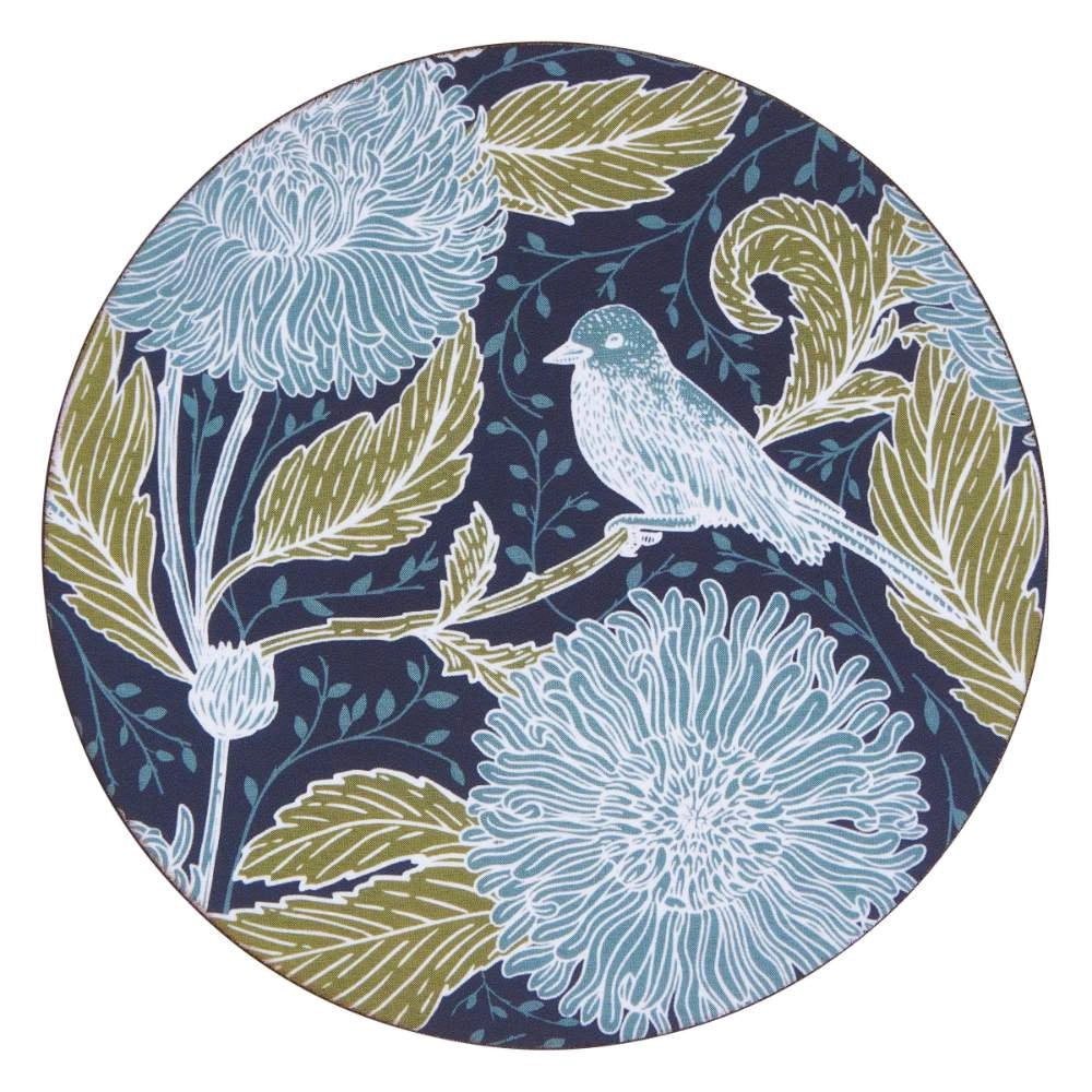 Chrysanthemum Bird Coaster S/4