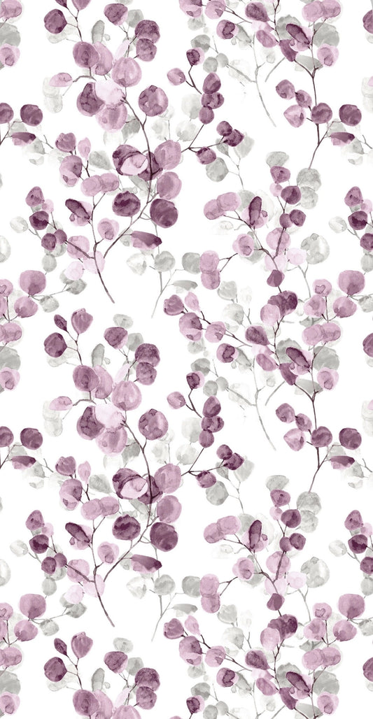 Guest Napkin - Plum Eucalyptus