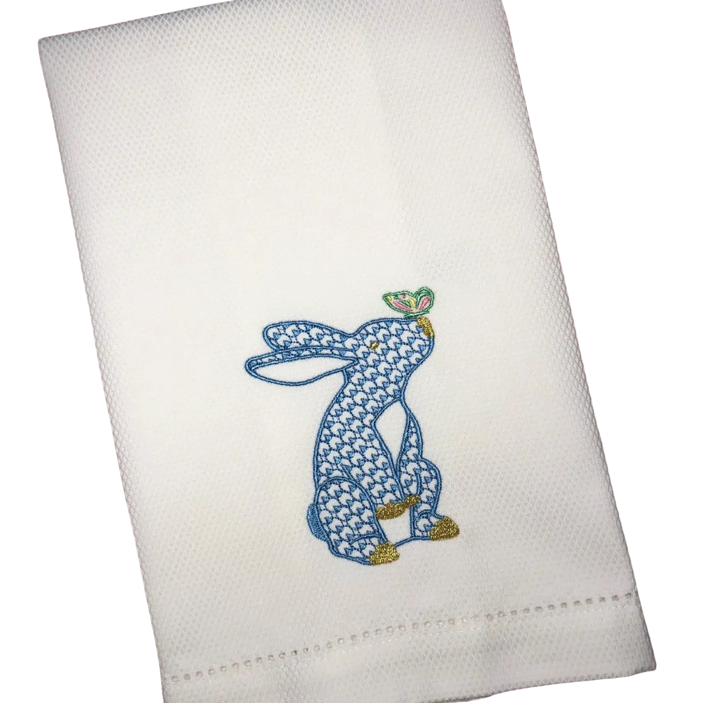 Tea Towel - Butterfly Bunny/Blue