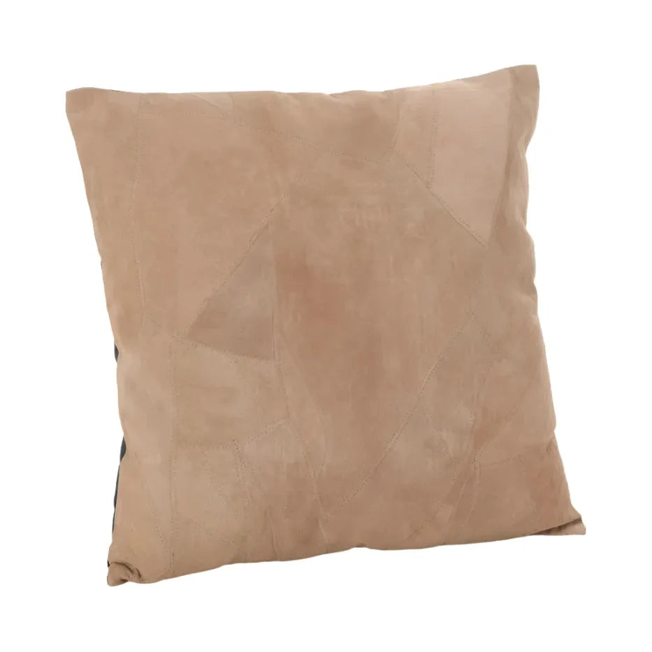 Camel Leather Pillow - 20x20