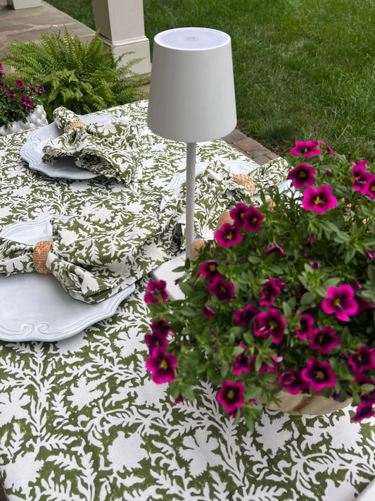 Tablecloth - Olive Floral