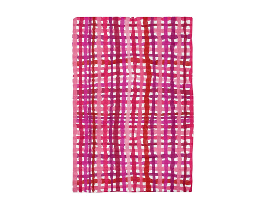 Tea Towel - Pink Gingham