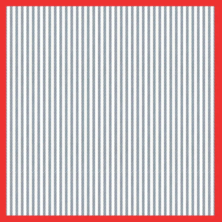 Paper Placemat - R/W/B Striped