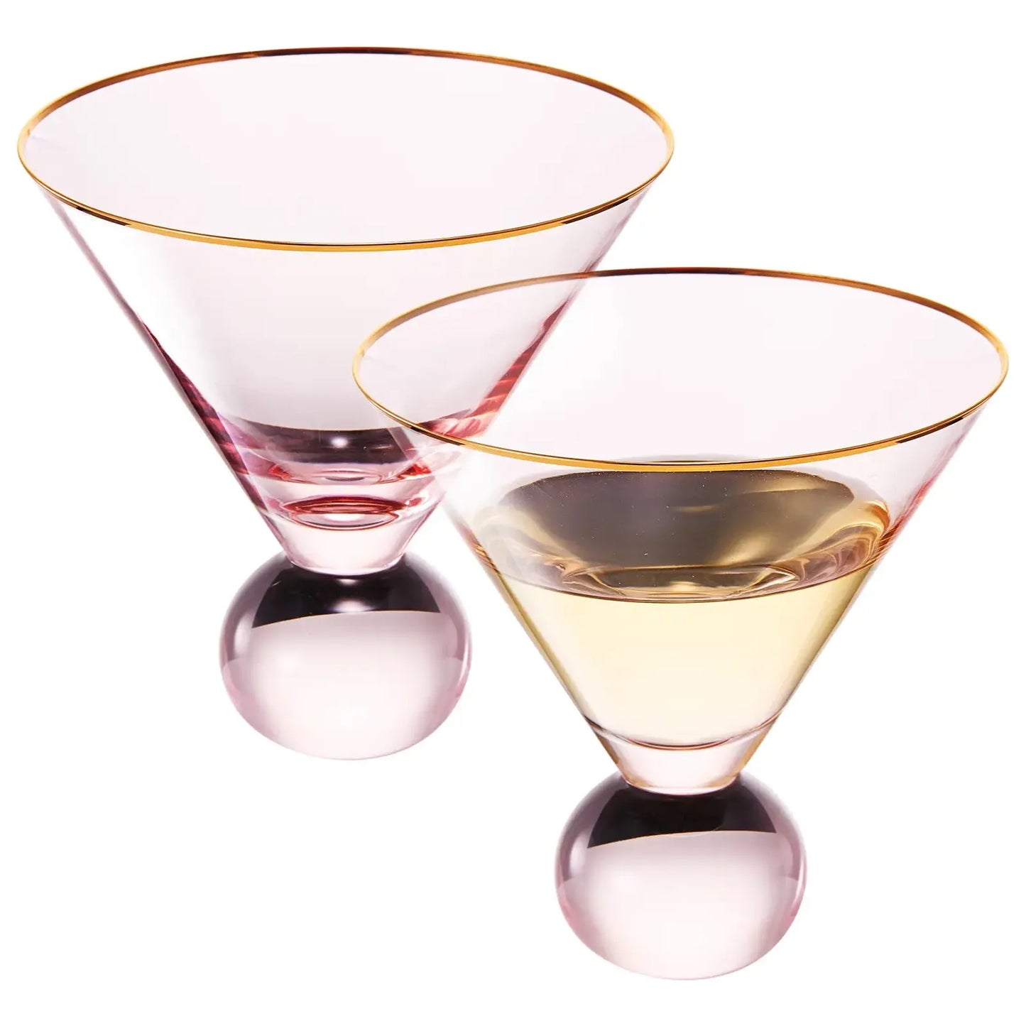 Blush Martini Glass - S/2