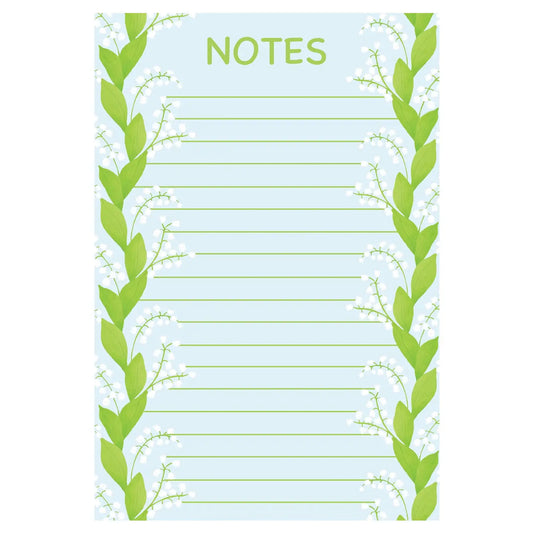 Lily Valley Notepad - Short