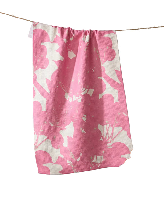 Tea Towel - Bramble Pink