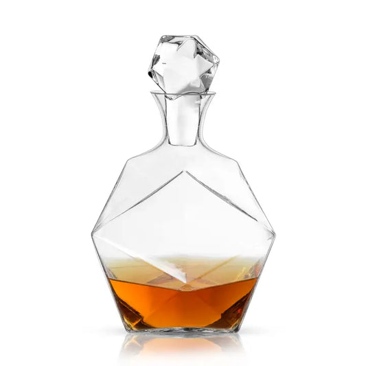 Faceted Crystal Decanter
