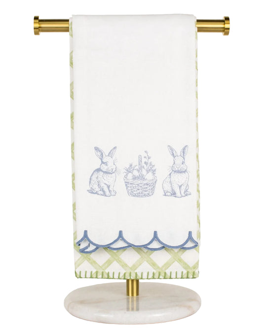 Tea Towel - Bunny Trellis S/2
