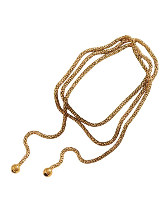Kimmy Gold Wrap Necklace