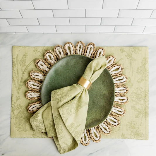 Cloth Napkin - Rabbit & Fern