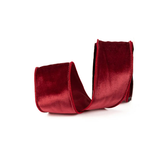 Velvet Ribbon - Cranberry