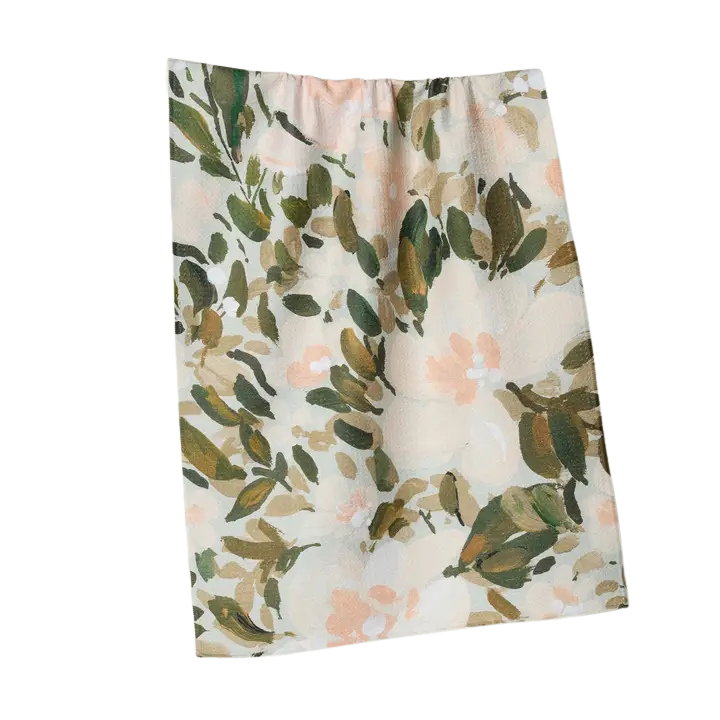 Tea Towel - Painted Blossoms