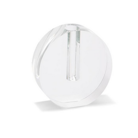 Crystal Bud Vase - Round