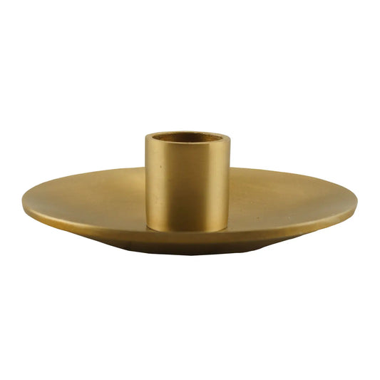 Stemless Taper Holder - Gold