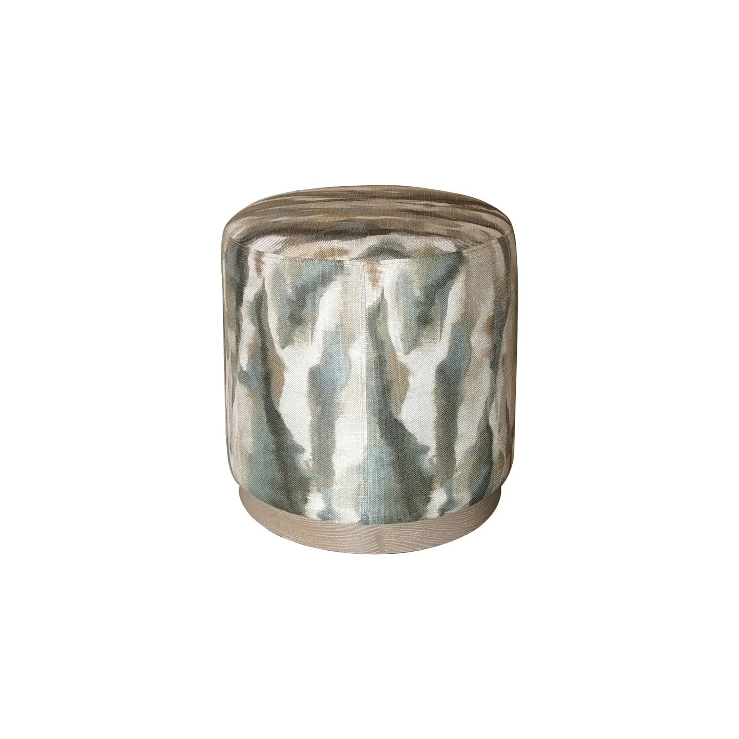 Modern Abstract Oval Ottoman